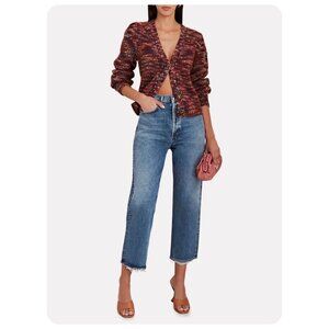 Agolde 90s Crop Mid Rise Loose Straight Jean sz 27